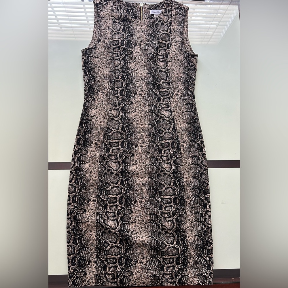 Animal Print Calvin Klein Dress